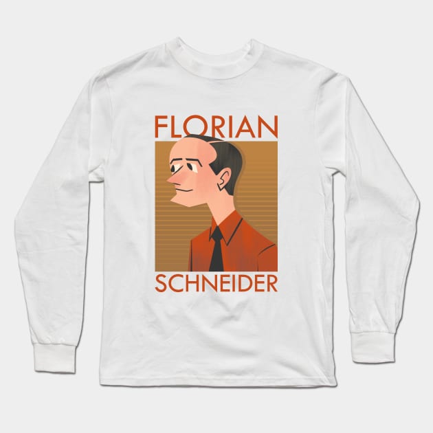 FLORIAN SCHNEIDER Long Sleeve T-Shirt by rahobisona